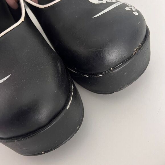 Vintage 90s TUK Platform Mary Jane US women's 8 Leather Pirate Skull Goth - Picture 5 of 8